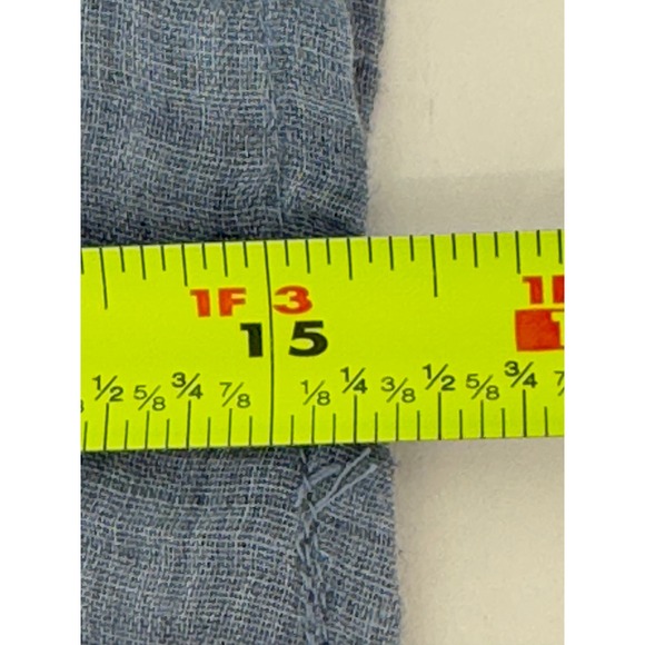 Kona Kol Sz M Womens Blue Gauze Tie Waist Maxi Dress Sleeveless Beach Cover Up‎ - Picture 6 of 8